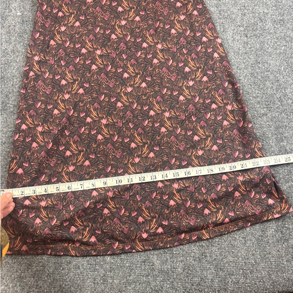 PATAGONIA Women’s Magnolia Spring Dress Block Party: Fertile Brown size: Small - Picture 8 of 10
